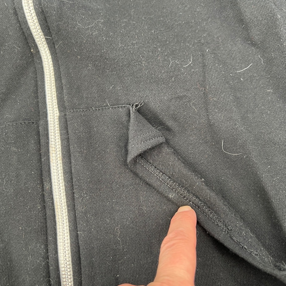 Punk Heavy Metal Black Hoodie‎ Patches Slayer Anthrax Iron Maiden Megadeath - Picture 7 of 8